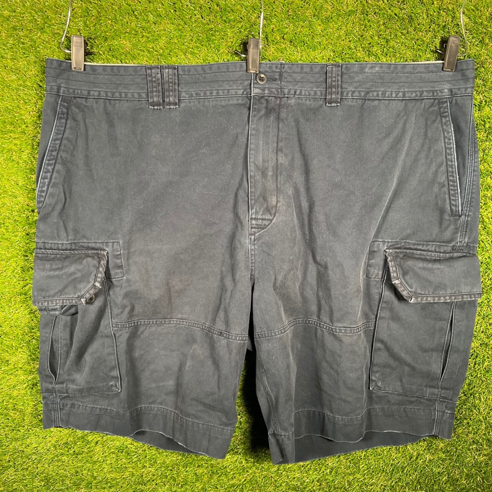 Polo Ralph‎ Lauren Mens Navy Blue Cargo Shorts Size 50 Utility Cotton Twill